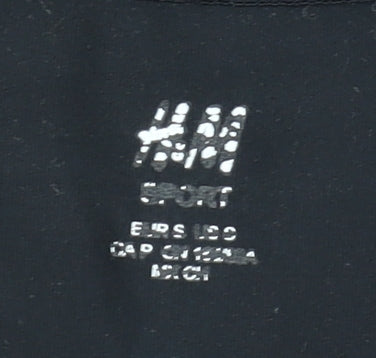 H&M Women's Black Active T-Shirt Size 12