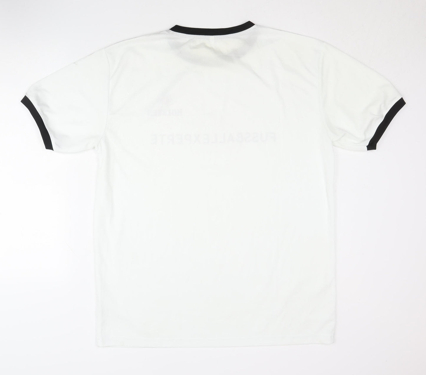 Fussball Experte Men's White Ringer T-Shirt 2XL Holsten Casual