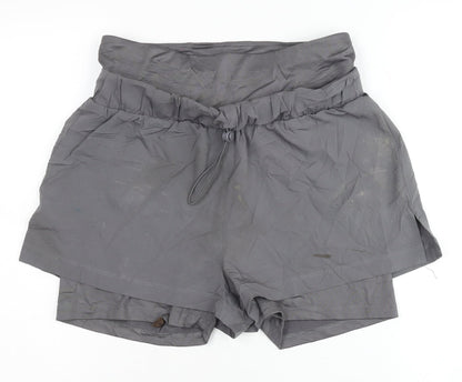 Crane Women's Grey Athletic Shorts Size 10 Regular Fit