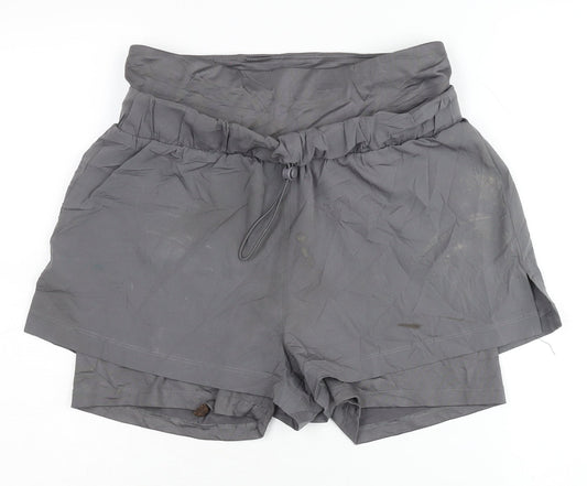 Crane Women's Grey Athletic Shorts Size 10 Regular Fit