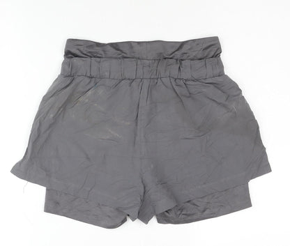Crane Women's Grey Athletic Shorts Size 10 Regular Fit