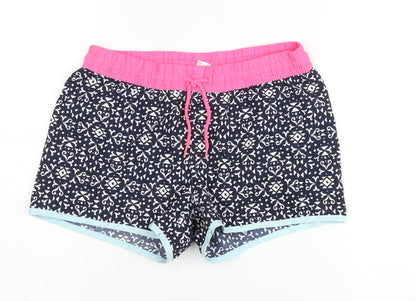 Yigga Teens Geometric Athletic Shorts Multicoloured