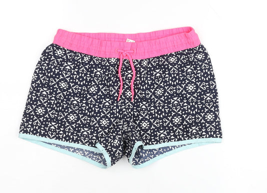 Yigga Teens Geometric Athletic Shorts Multicoloured