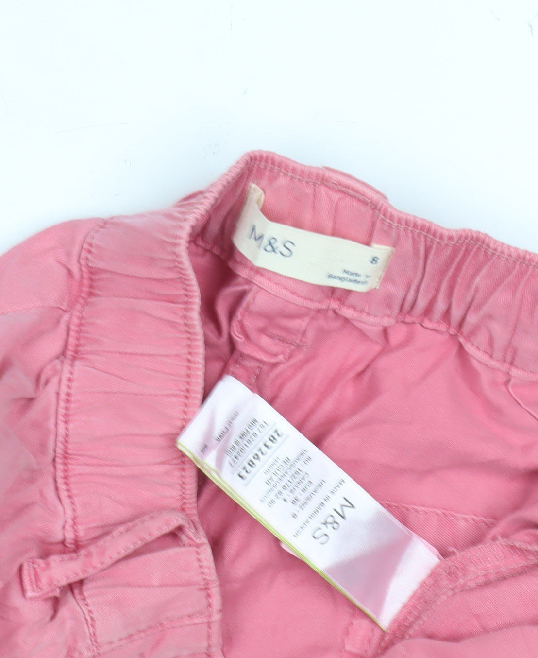 Womens UK Size S Marks and Spencer Relaxed Fit Cargo Pink Trousers