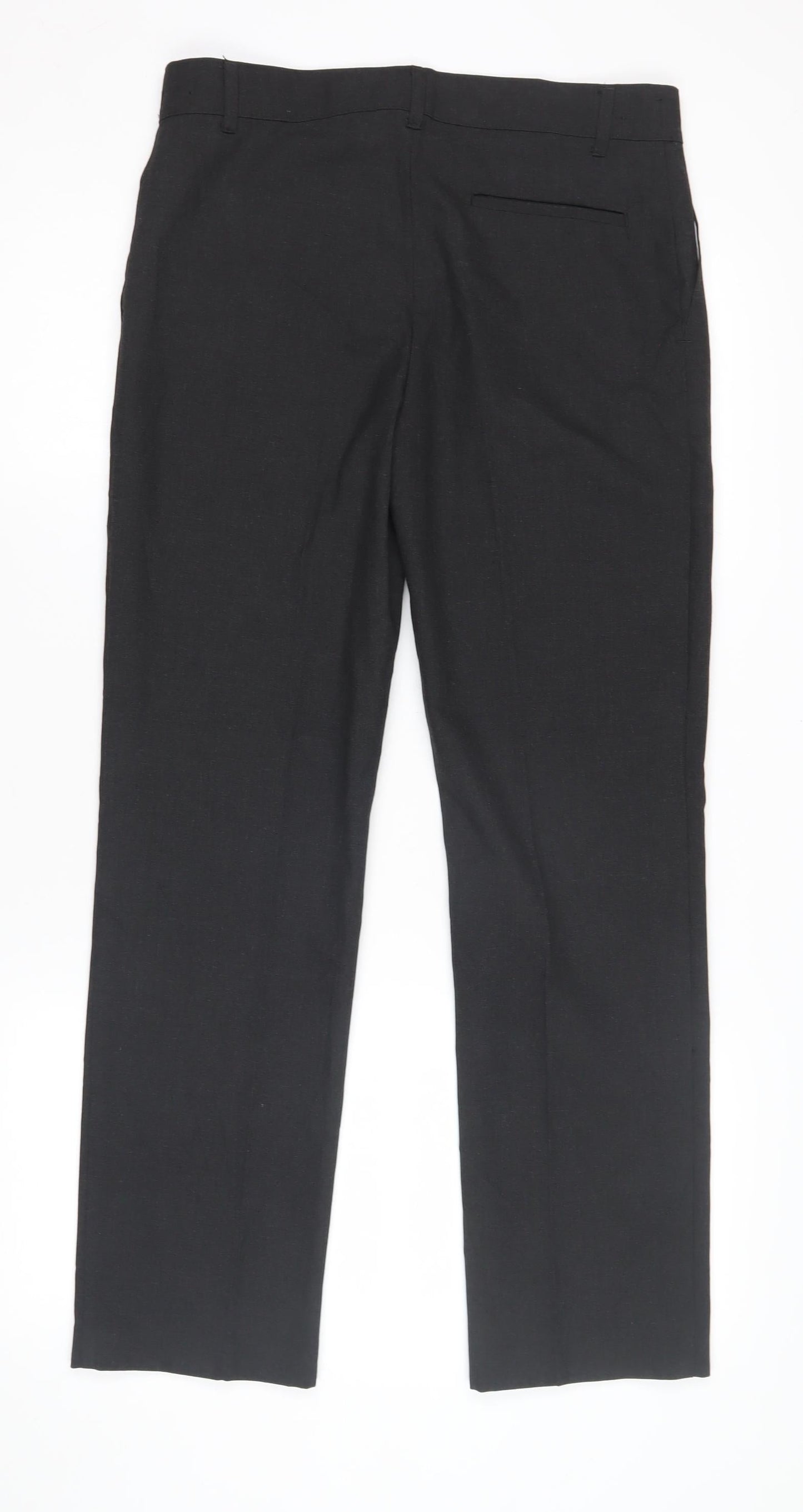 Marks and Spencer Boys Black Formal Trousers, Size 13 Years