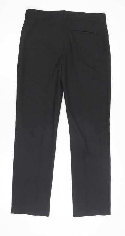 Marks and Spencer Boys Black Formal Trousers, Size 13 Years