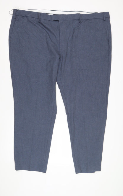 Marks and Spencer Men's Blue Dress Pants Size 50 Short