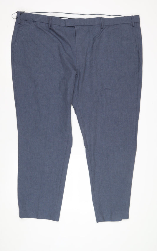 Marks and Spencer Men's Blue Dress Pants Size 50 Short