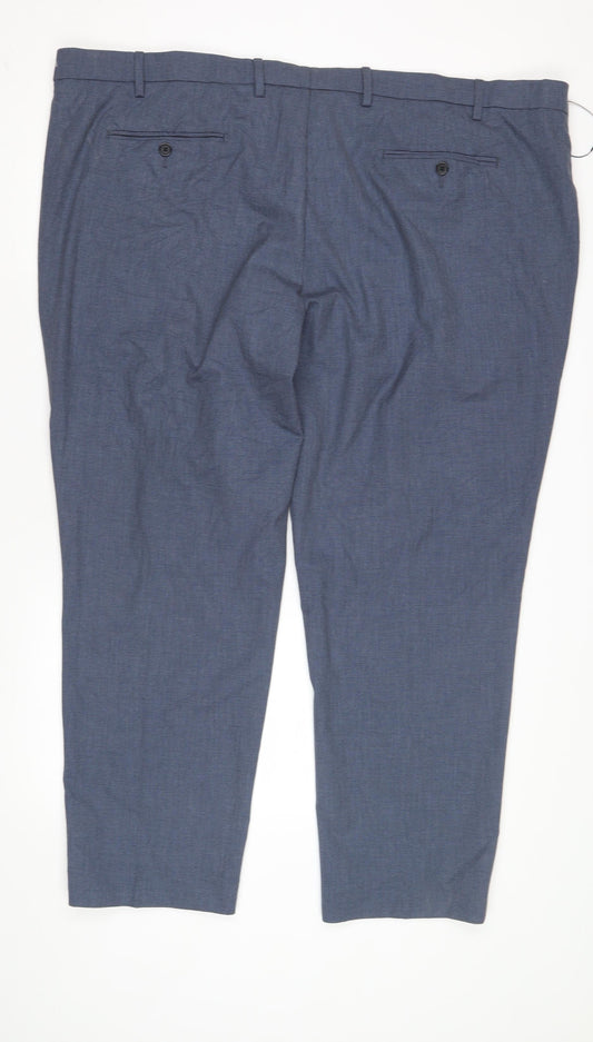 Marks and Spencer Men's Blue Dress Pants Size 50 Short