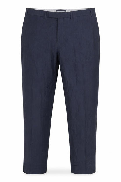 Mens UK Size 40 Marks and Spencer Regular Fit Formal Blue Trousers