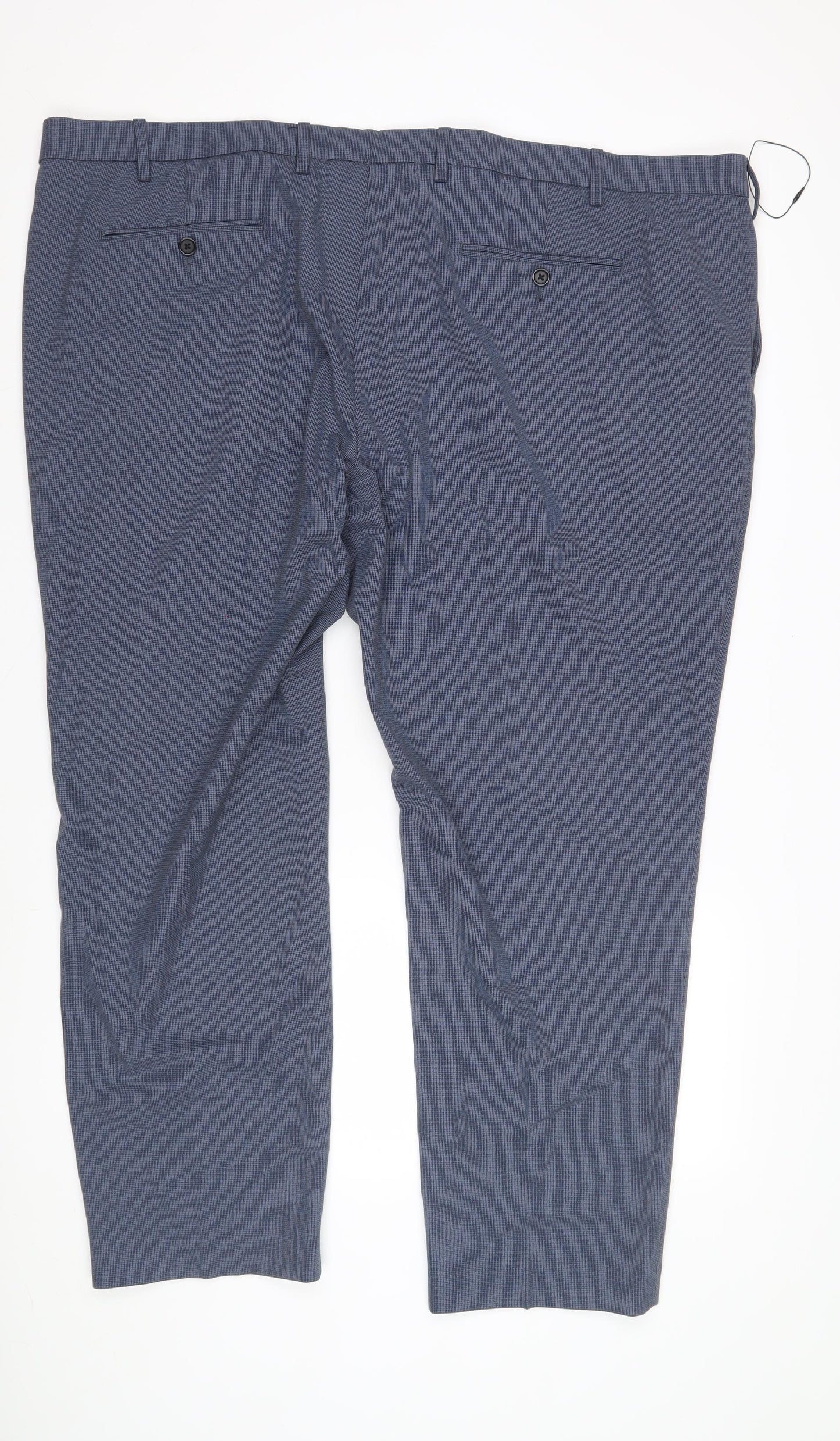 Marks and Spencer Mens Blue Trousers 50" Short