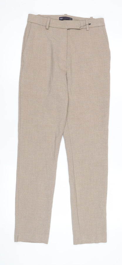 Womens UK Size 8 Marks and Spencer   Beige Trousers