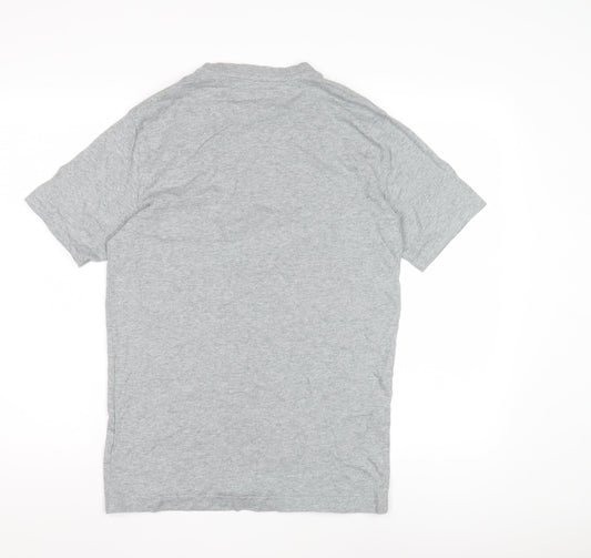 Penguin Men's Grey Short Sleeve T-Shirt Small
