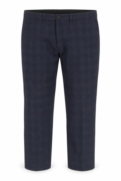 Mens UK Size 36 in Marks and Spencer Tailored Fit Formal Blue Trousers