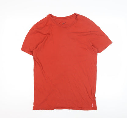 Mens UK Size S Armani Exchange Red  T-Shirt