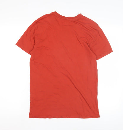 Mens UK Size S Armani Exchange Red  T-Shirt