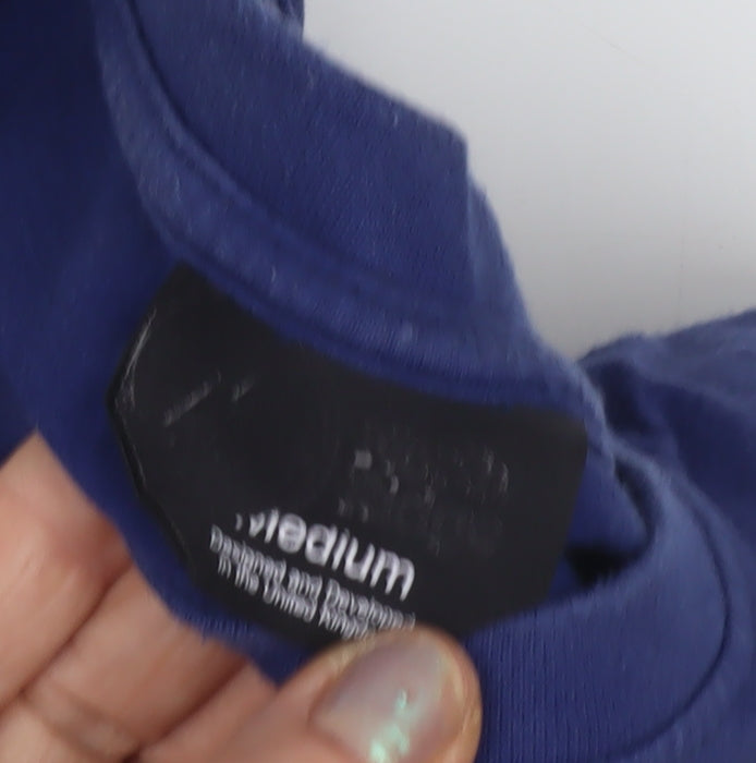 North Ridge Men's Blue Graphic Nature T-Shirt M