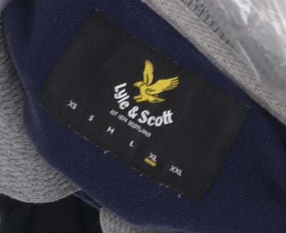 Lyle & Scott Men's Blue Polo Shirt L