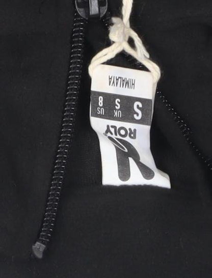 Mens UK Size S Roly Black Henley Sweatshirt