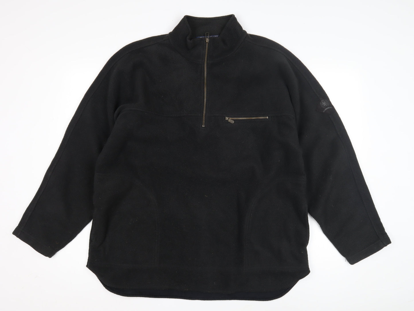 Tommy Hilfiger Men’s Black Pullover Sweatshirt M Fleece