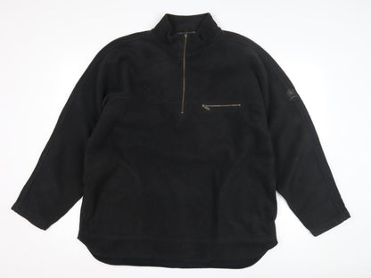 Tommy Hilfiger Men’s Black Pullover Sweatshirt M Fleece