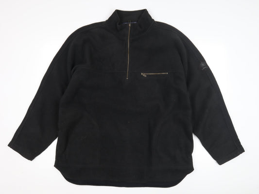 Tommy Hilfiger Men’s Black Pullover Sweatshirt M Fleece