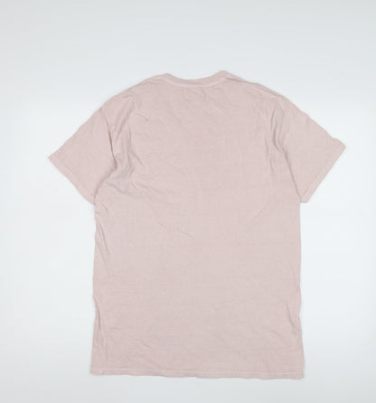 Urban Outfitters Pink XS T-Shirt, Unisex, Cotton