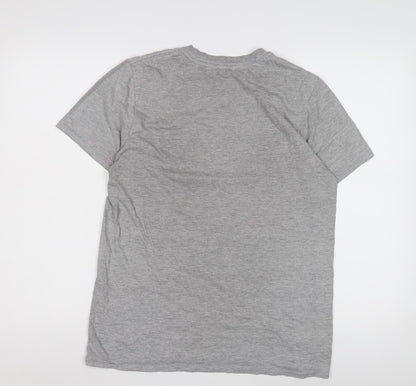 Marvel Men’s Grey Comic Print T-Shirt Medium