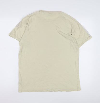 Mens UK Size M adidas Beige  T-Shirt
