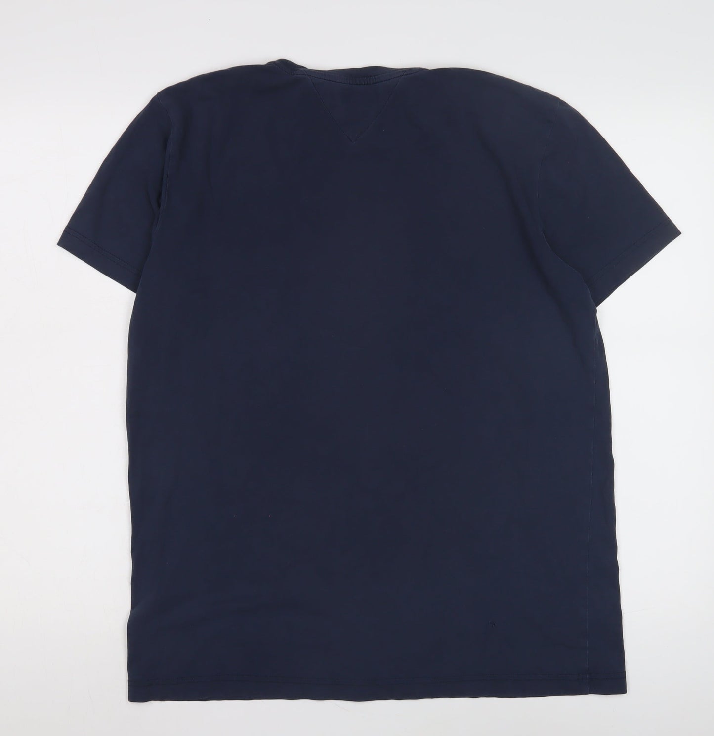 Tommy Hilfiger Men's Blue XL T-Shirt Short Sleeve Cotton
