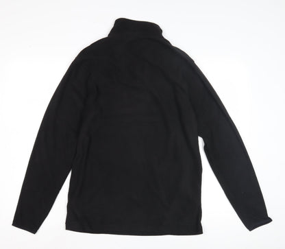 Mens UK Size S Roly Black Henley Sweatshirt