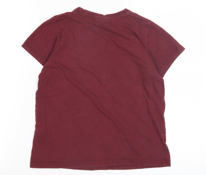 Girls Harry Potter Red Graphic T-Shirt Short Sleeve