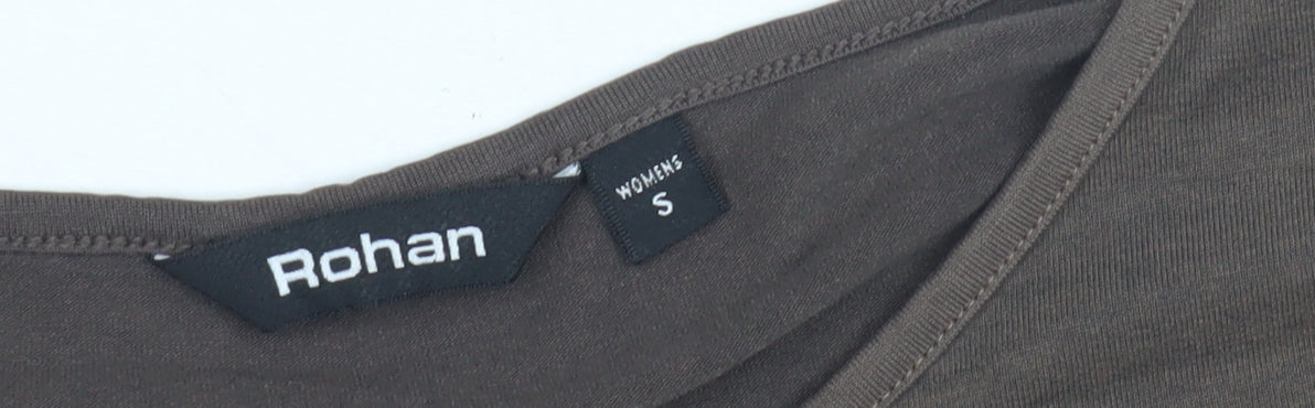 Womens UK Size S Rohan Brown  T-Shirt