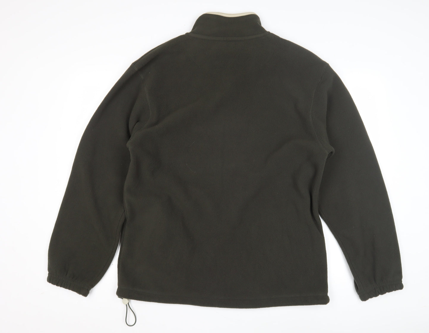 Zantos Men's Black Fleece Jacket, Medium, Casual Wear