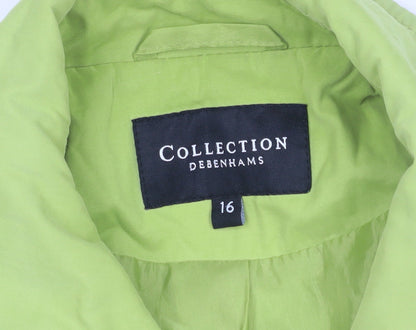 Debenhams Women's Size 16 Green Coat
