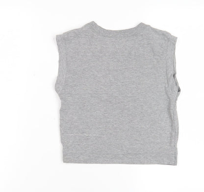 Unisex Adults UK Size S Nike Grey  T-Shirt
