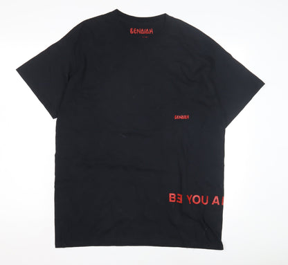 Benaiah Men's Black XL Cotton Logo T-Shirt