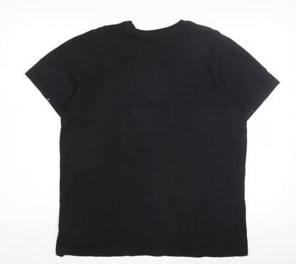 Mens UK Size L JACK & JONES Black  T-Shirt