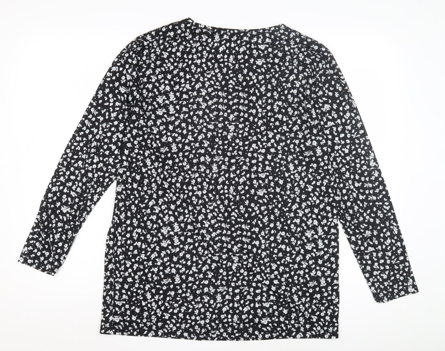 Womens UK Size 12 Marks and Spencer Black  T-Shirt