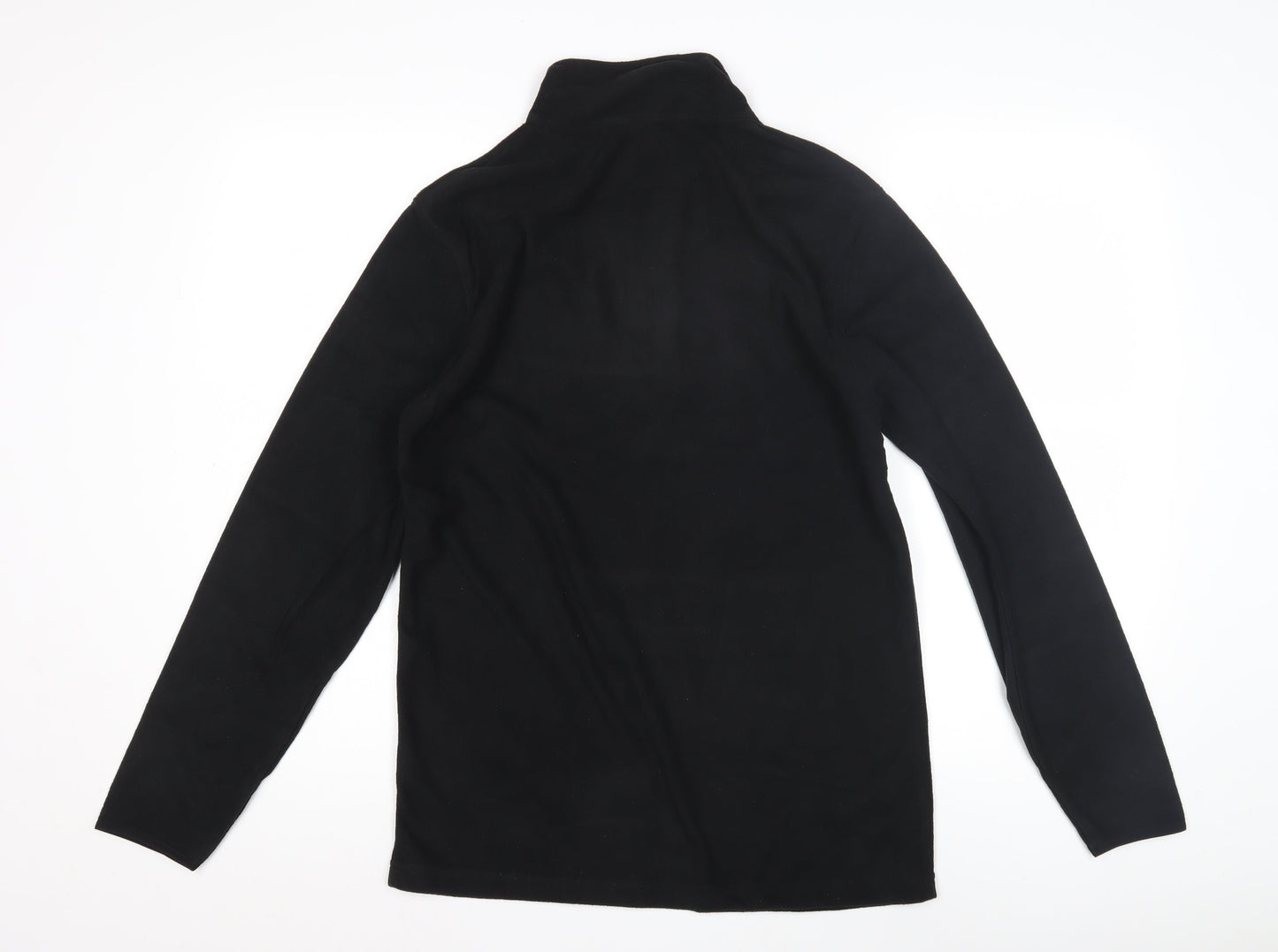 Unisex Adults UK Size S Roly Black Henley Sweatshirt