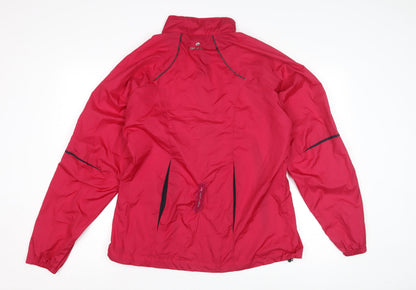 Womens UK Size 16 Ronhill Red Windbreaker Coat