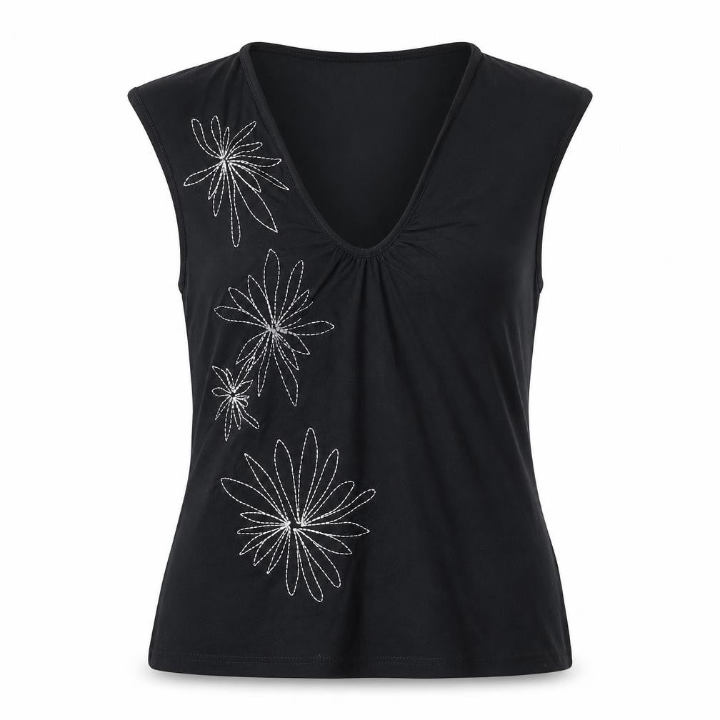 Womens UK Size 12 Marks and Spencer Black Basic Tank