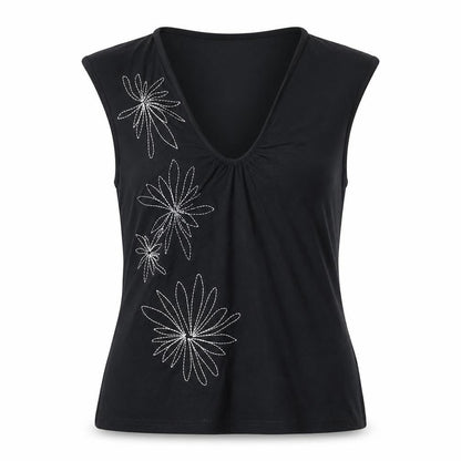 Womens UK Size 12 Marks and Spencer Black Basic Tank