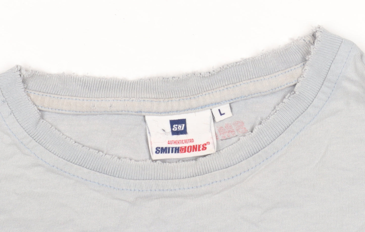 Smith & Jones Men's Blue T-Shirt Large Short Sleeve