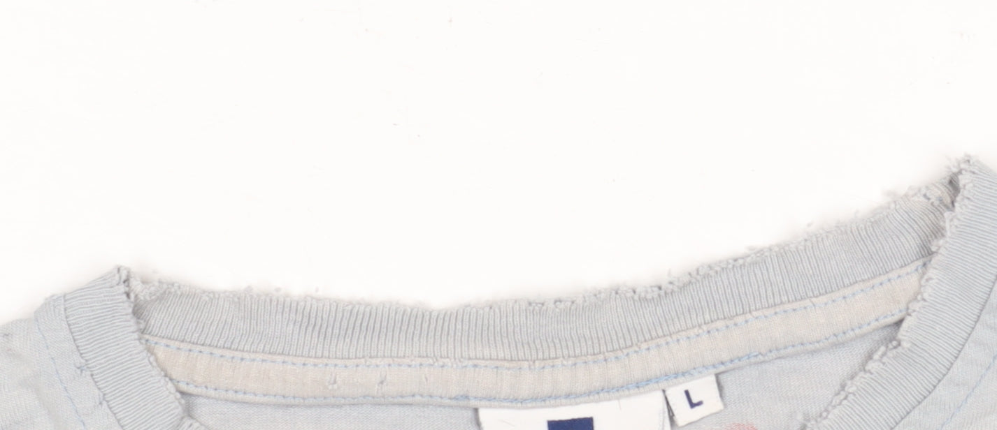 Smith & Jones Men's Blue T-Shirt Large Short Sleeve