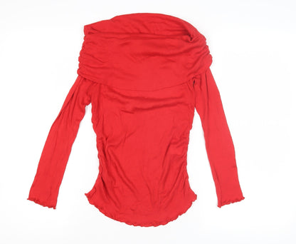 Womens UK Size M H&M Red  Blouse
