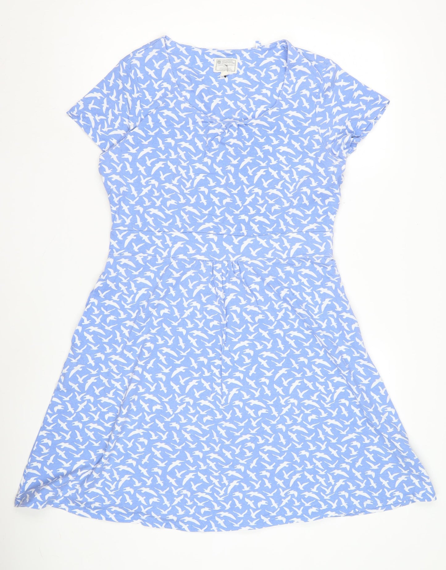 Mountain Warehouse Women's Blue Jersey Dress Size 10