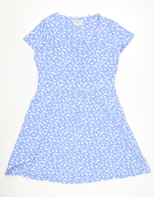 Mountain Warehouse Women's Blue Jersey Dress Size 10