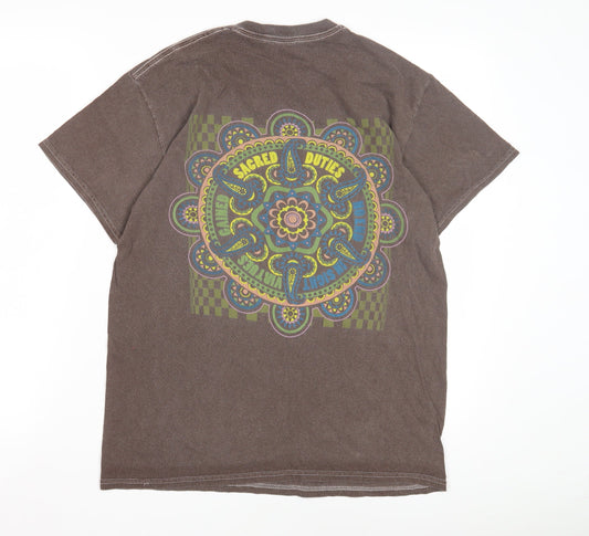 Urban Outfitters Men's Brown Oversized T-Shirt, M