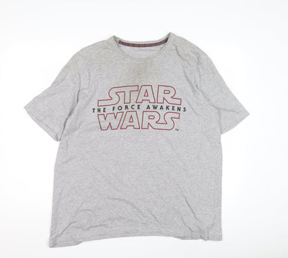 Marks and Spencer Star Wars Grey T-Shirt L Men's